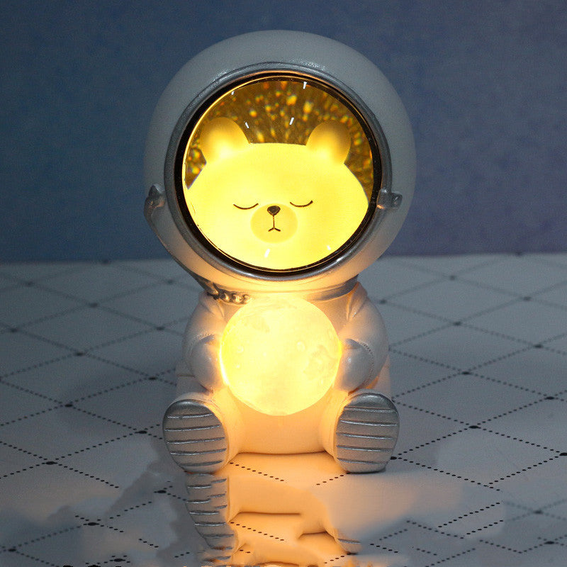 Starry sky animal atmosphere night light